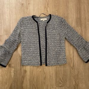 The Loft Tweed Blazer with Flared Sleeves